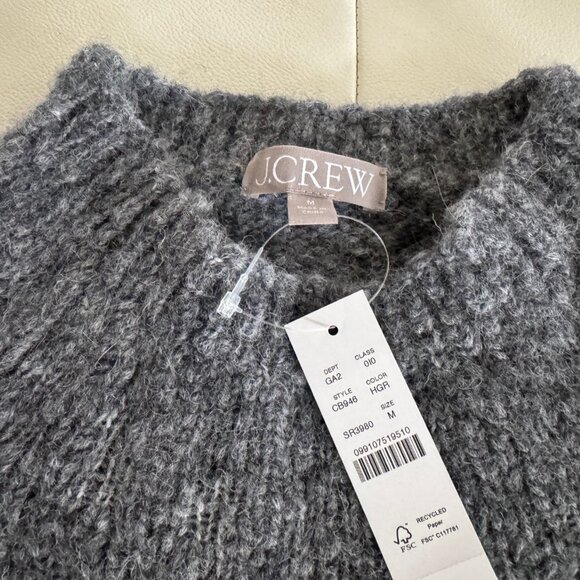 Brand New with tags J CREW Alpaca Sweater - Picture 4 of 11